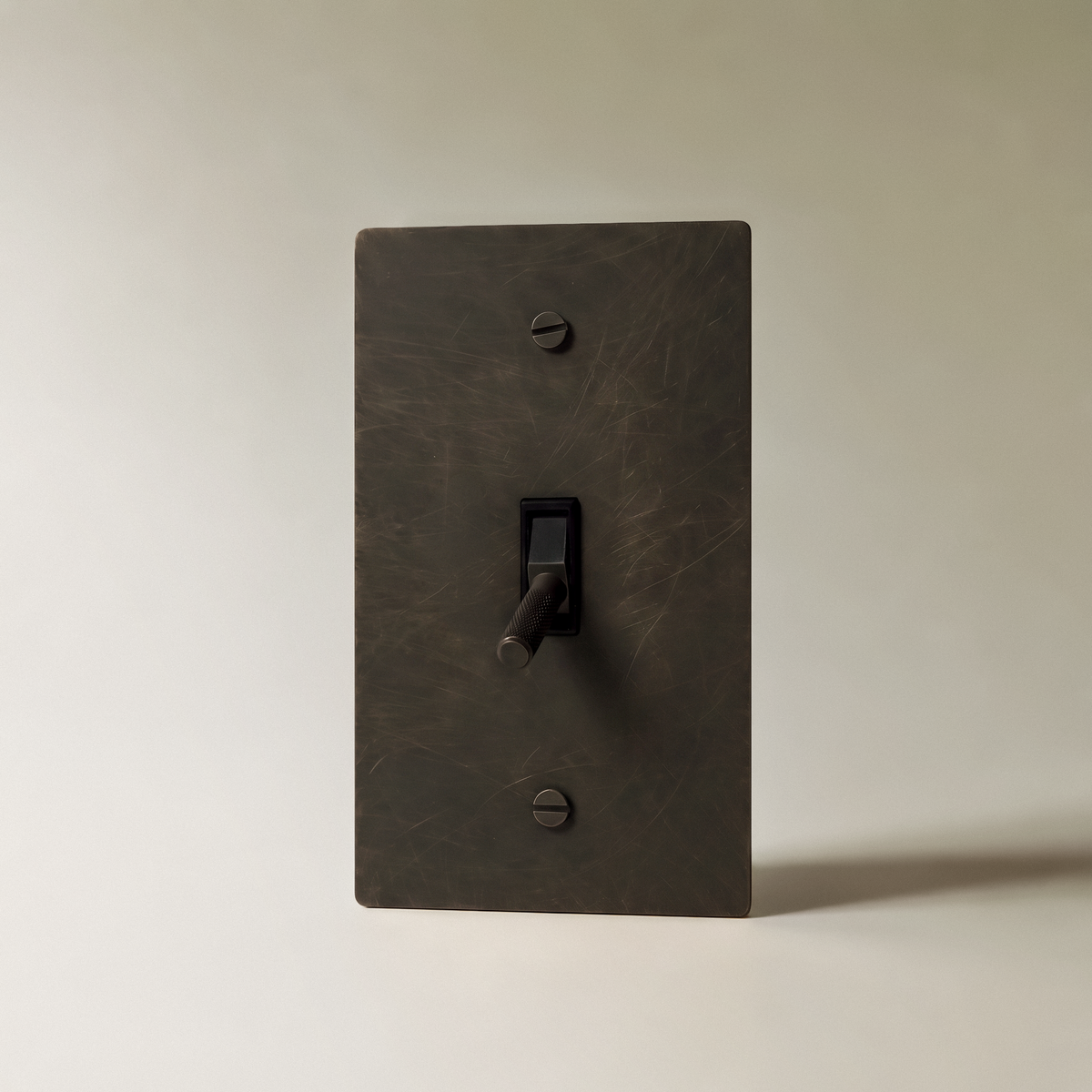 The Architectural Brass 4-Way Toggle Switch (1 to 5 Gang) - Open Box