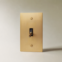 The Architectural Brass 4-Way Toggle Switch (1 to 5 Gang) - Open Box