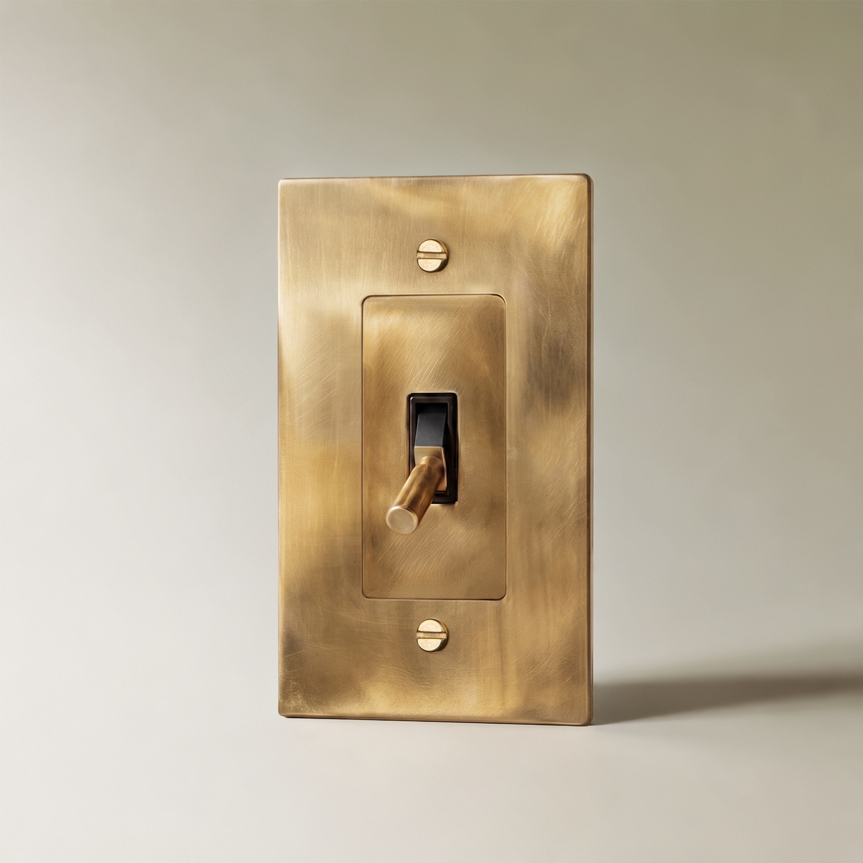 The Unlacquered Brass Toggle Switch