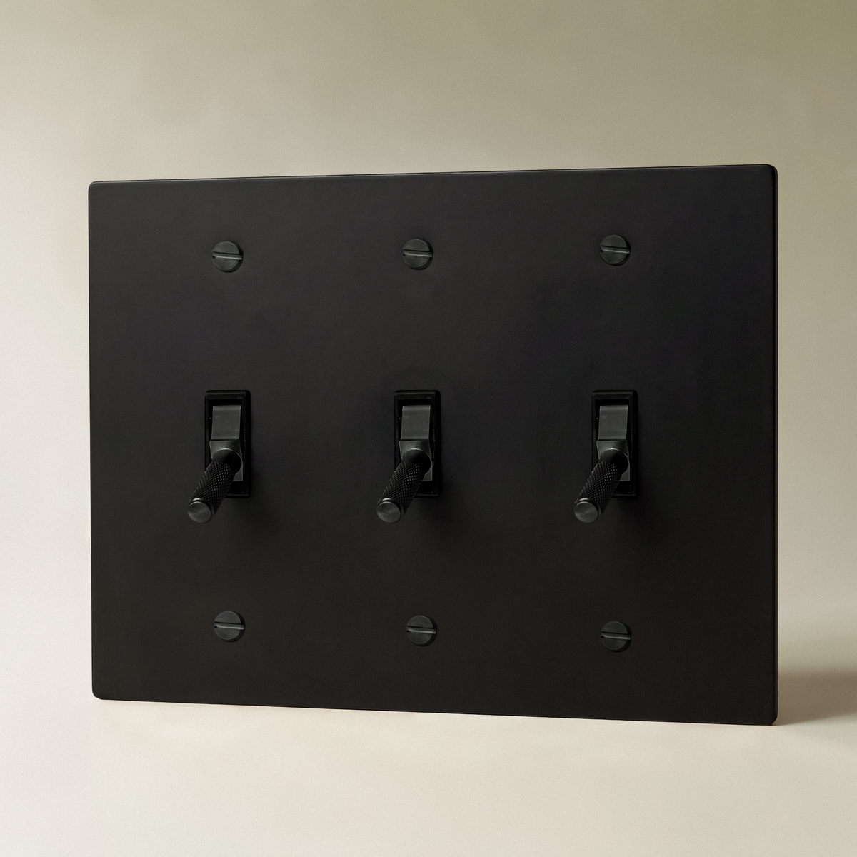 The Architectural Brass 4-Way Toggle Switch (1 to 5 Gang) - Open Box