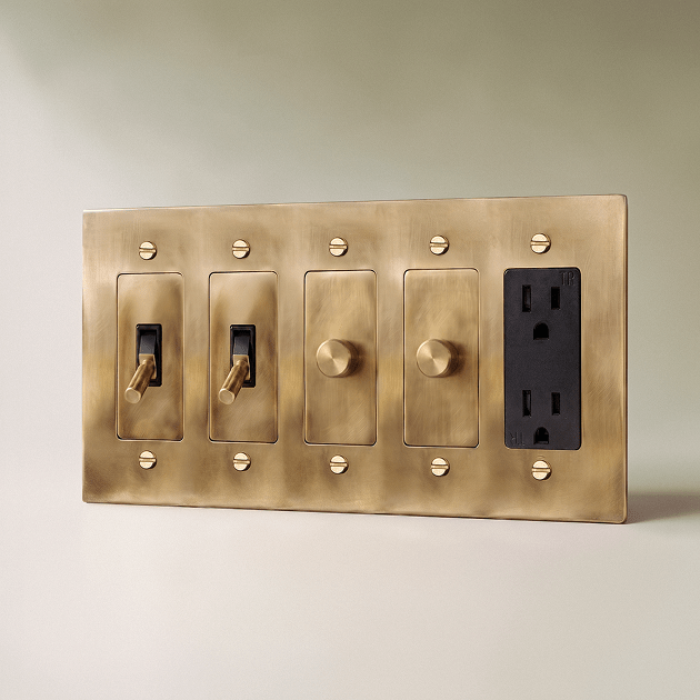 Custom Brass Light Switch (Build Your Own) - Residence Supply