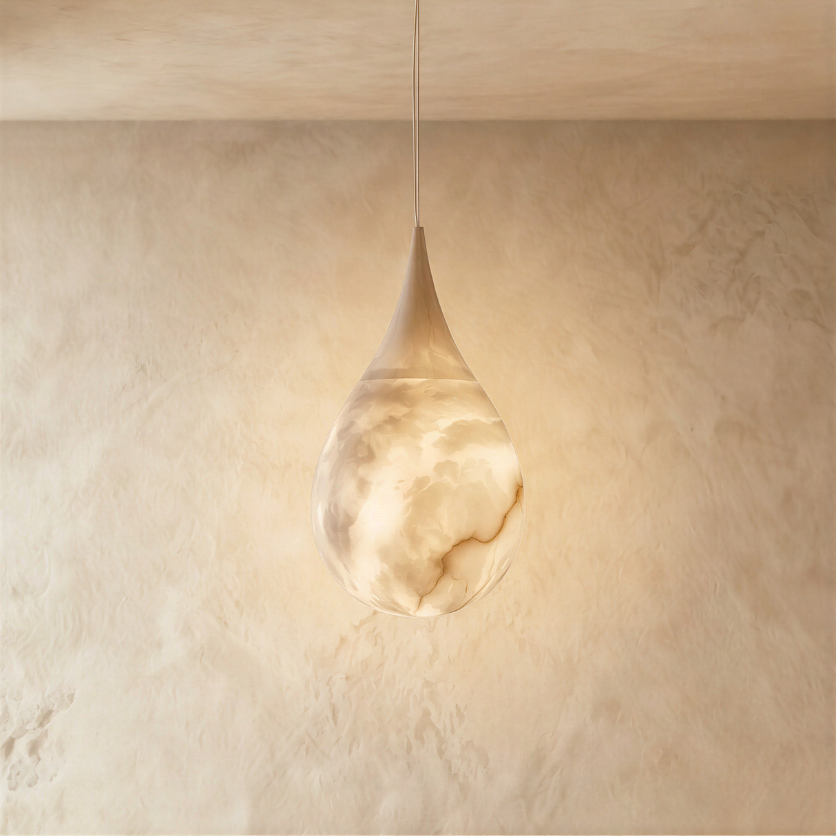 Lacrima Alabaster Pendant Light