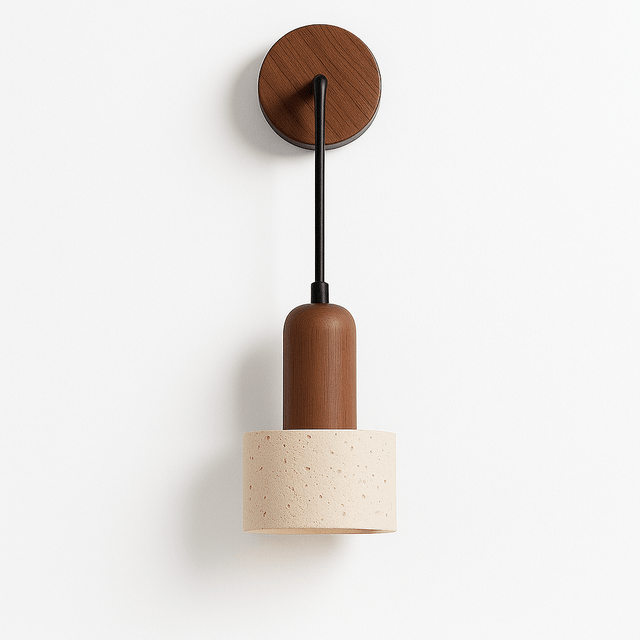 Aluria Travertine Wall Lamp - Residence Supply