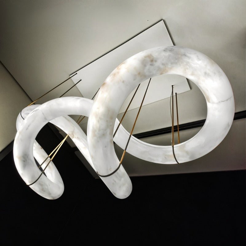 Ametris Alabaster Chandelier Light