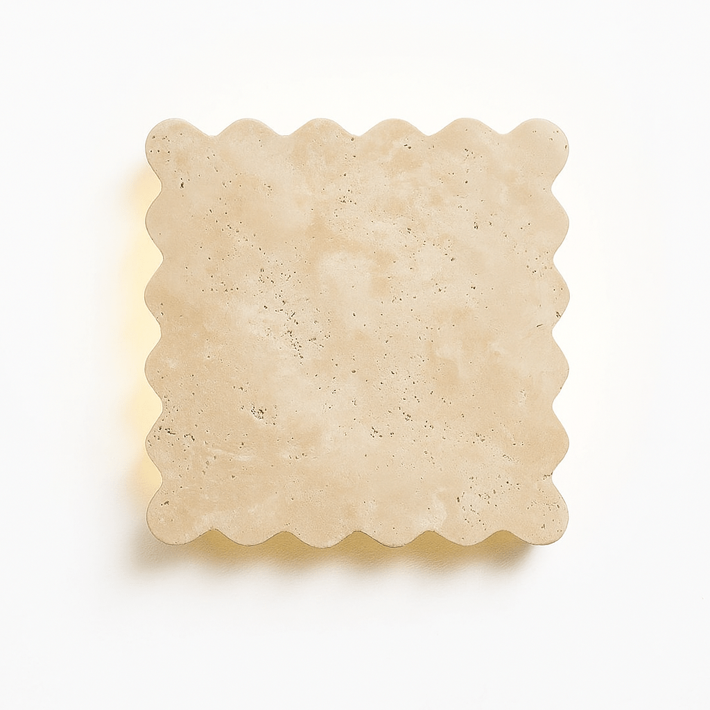 Amon Travertine Wall Lamp - Residence Supply