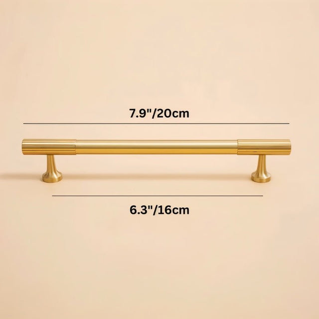 Aniq Brass Knob & Pull Bar