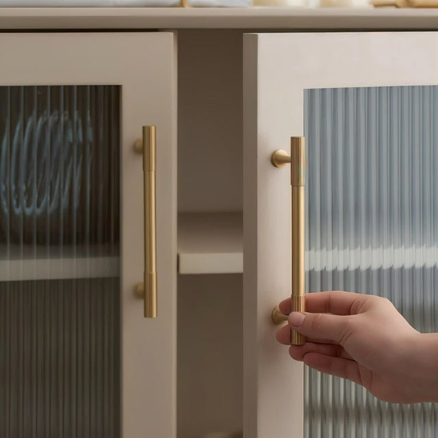 Aniq Brass Knob & Pull Bar