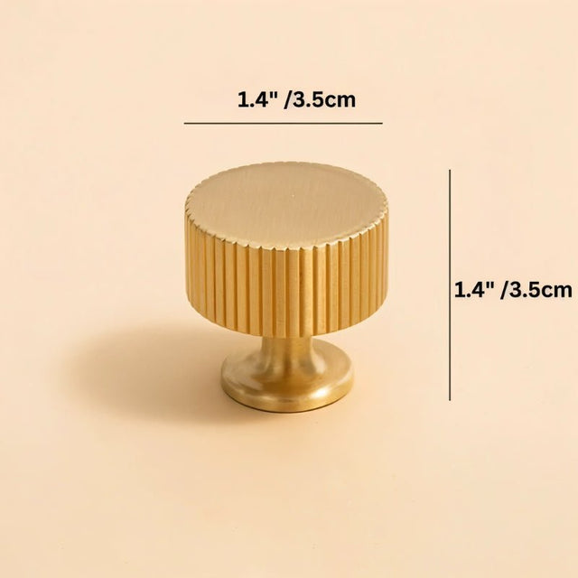 Aniq Brass Knob & Pull Bar