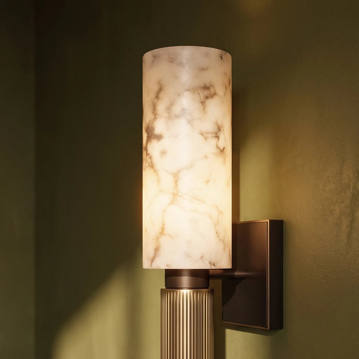 Ansu Alabaster Wall Lamp - Residence Supply