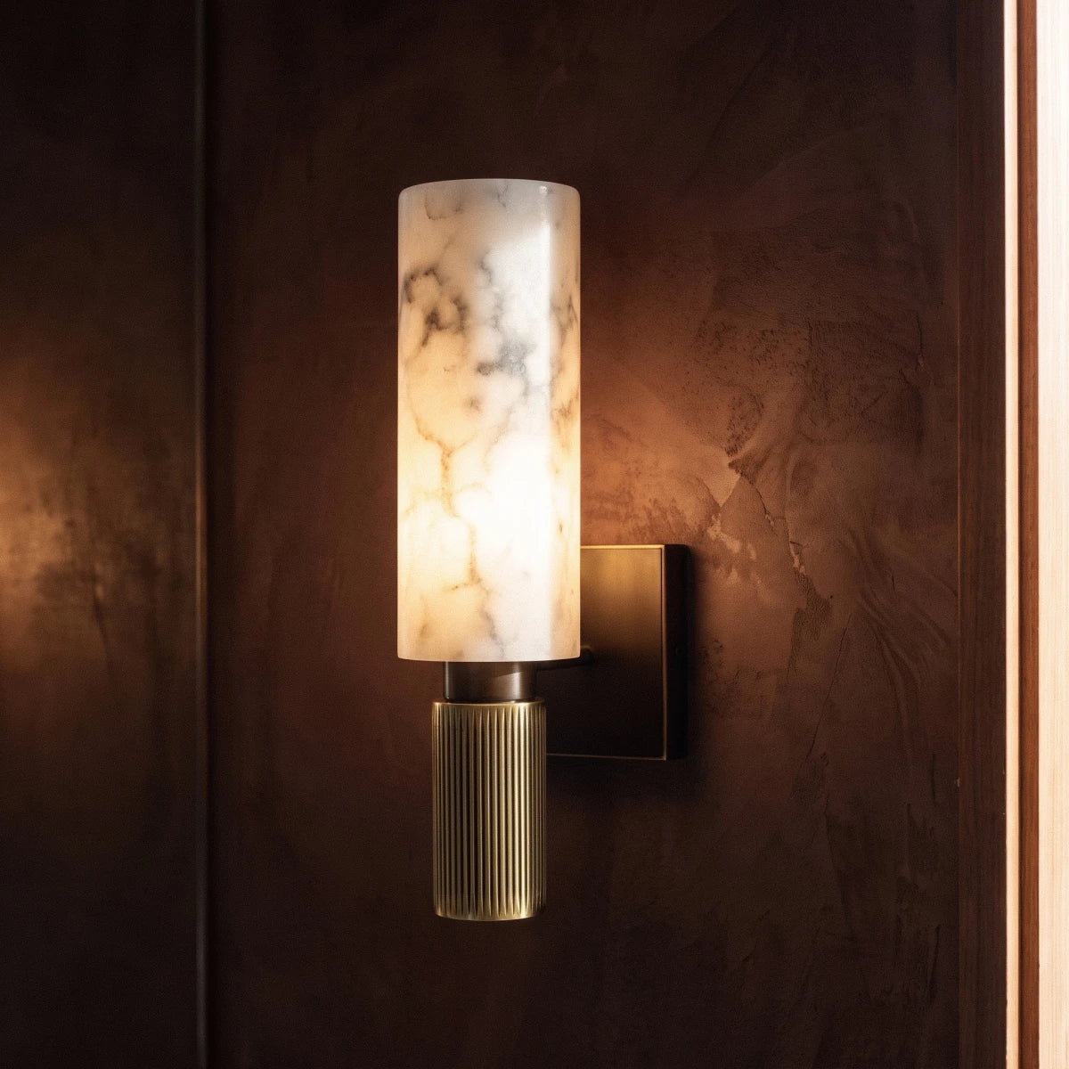 Ansu Alabaster Wall Lamp - Residence Supply