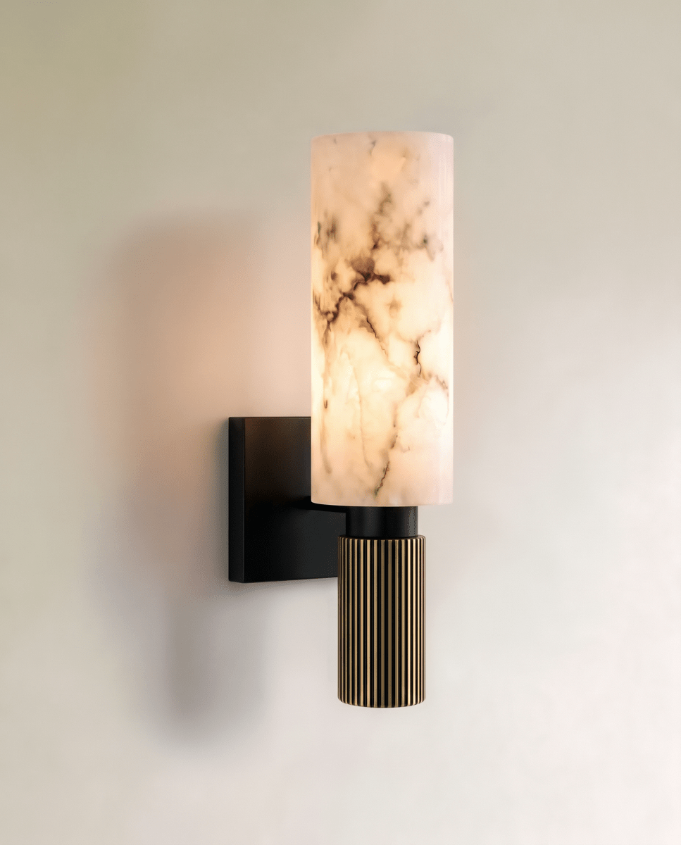 Ansu Alabaster Wall Lamp - Residence Supply