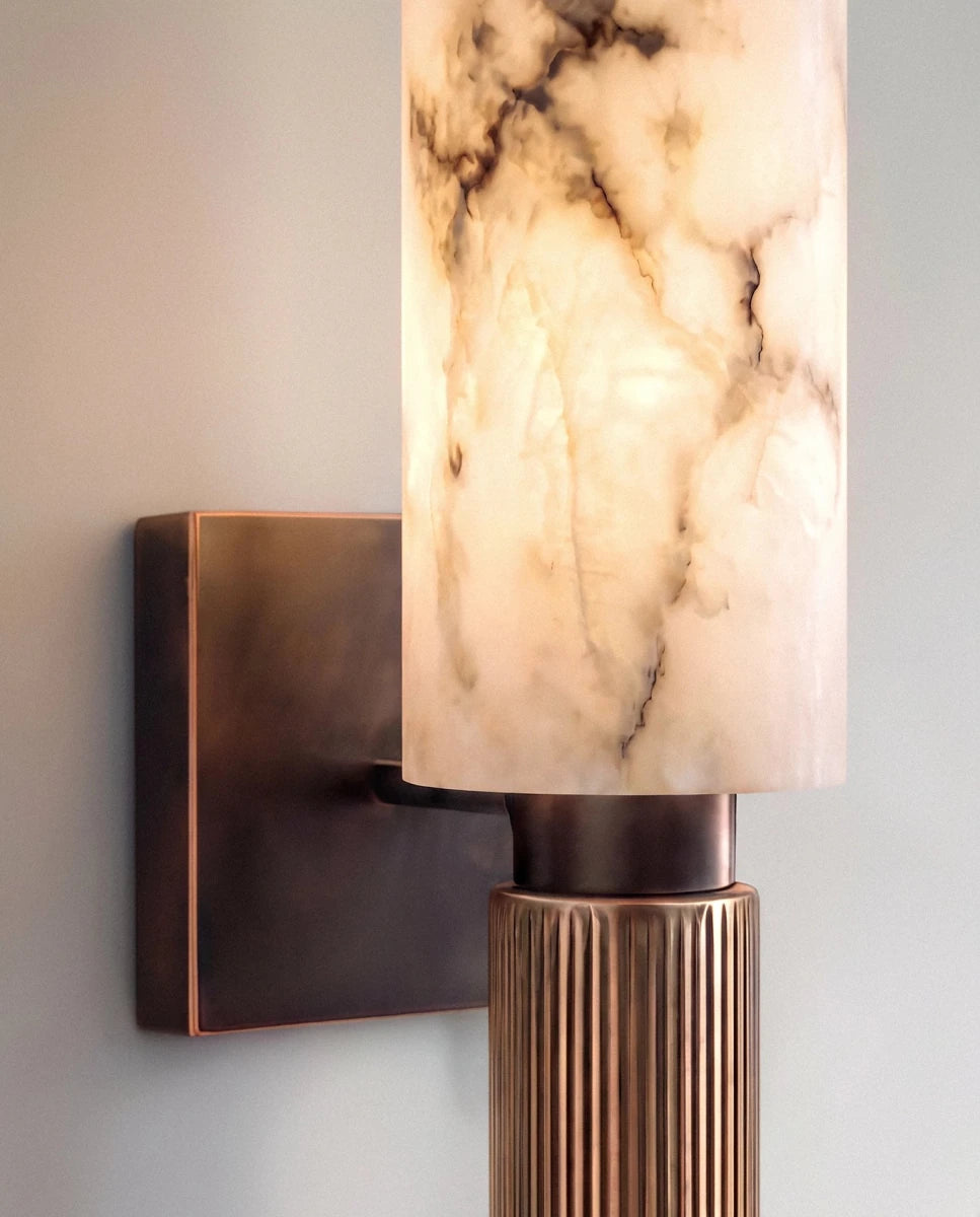 Ansu Alabaster Wall Lamp - Residence Supply