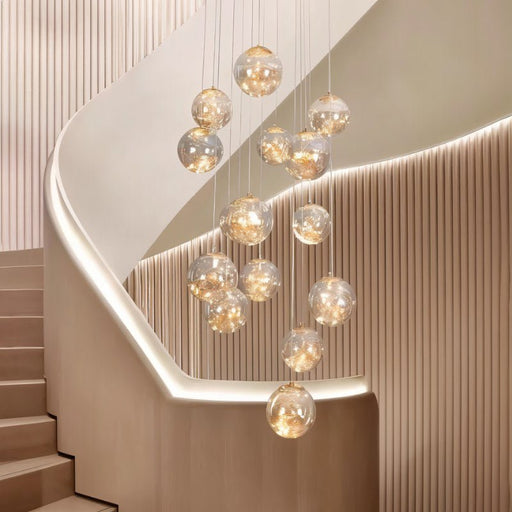 Ashal Chandelier - Light Fixtures for Stair Lighting