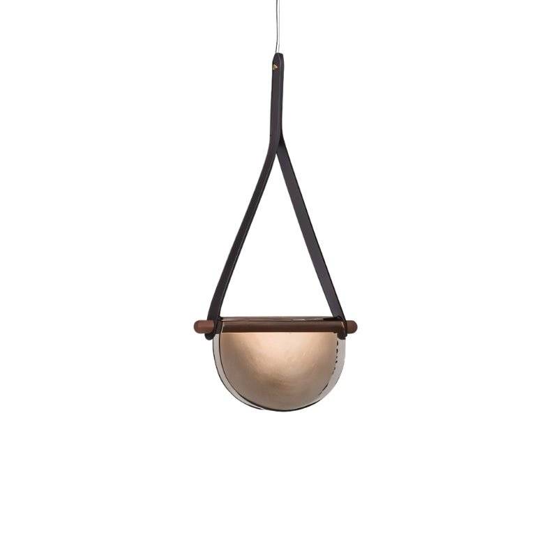 Avgi Leather Pendant Light - Open Box