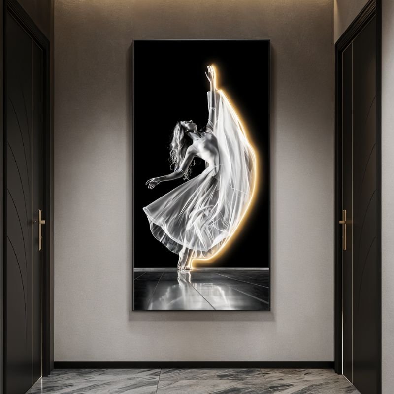Ballet Lines Illuminated Art