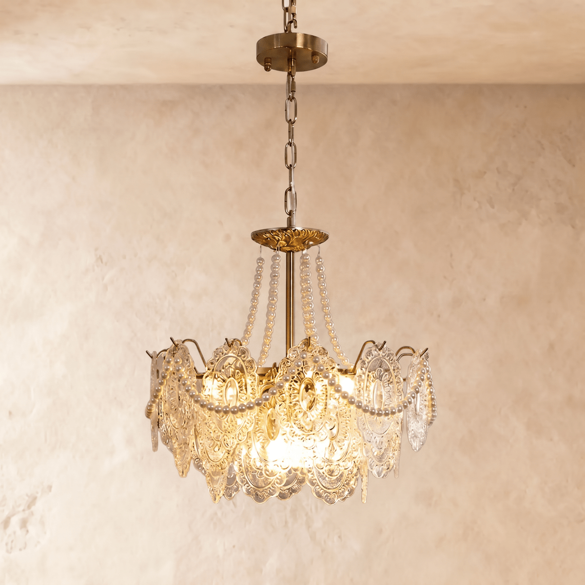 Bariq Glass Chandelier - Residence Supply
