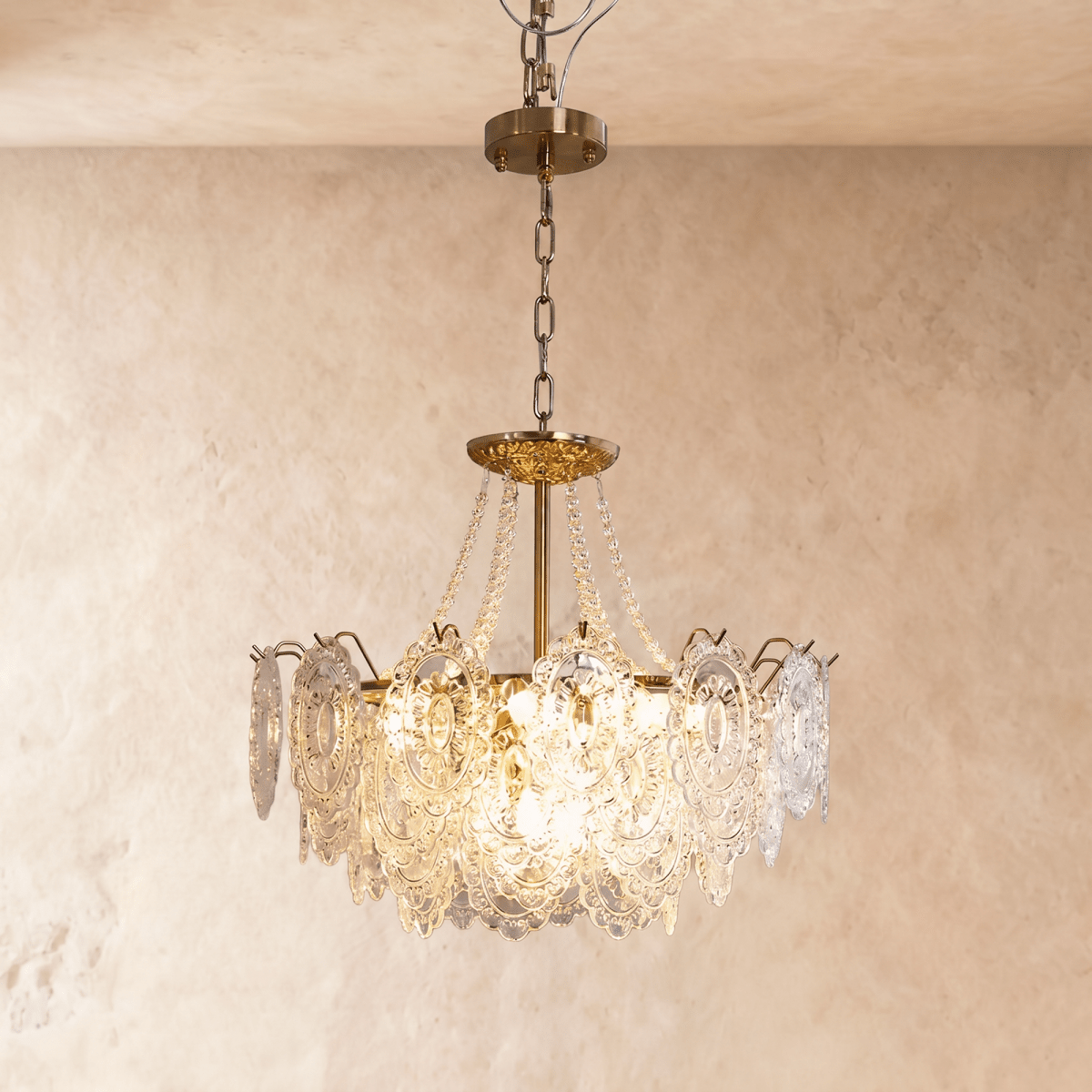 Bariq Glass Chandelier - Residence Supply