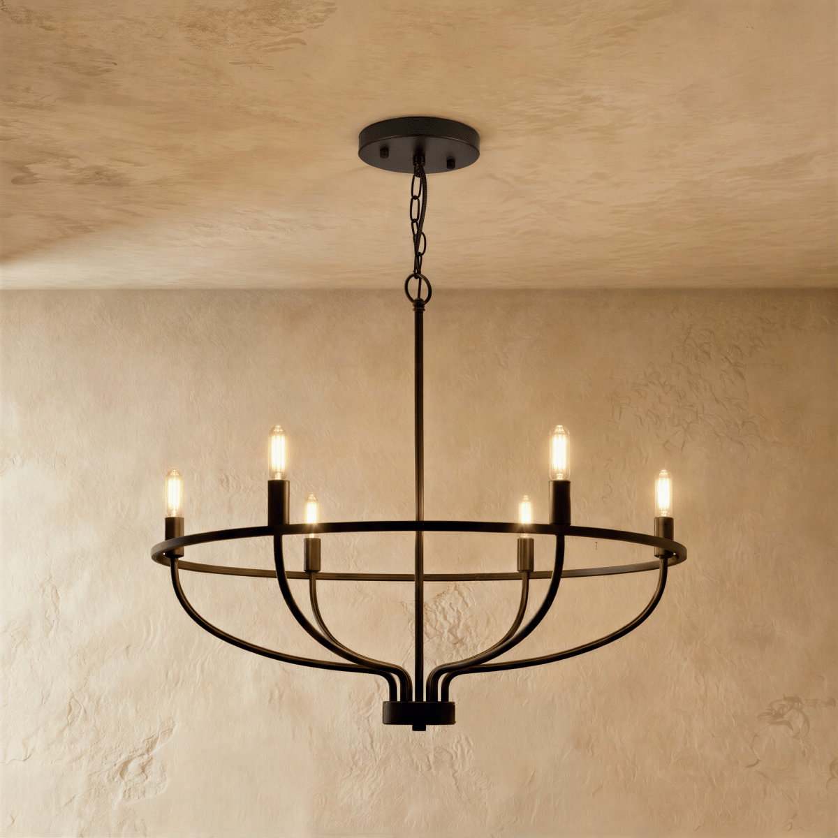 Basit Metal Chandelier - Residence Supply
