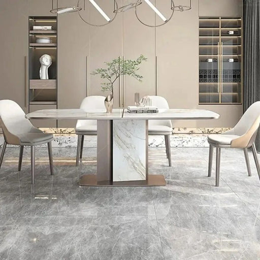 Crafted from high-quality solid wood, the Bethna Dining Table boasts durability and longevity, making it a timeless addition to any dining room.
