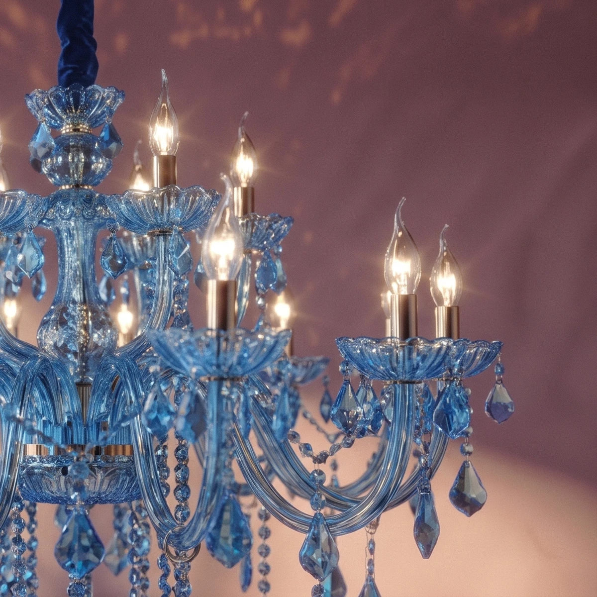 Brigitte Chandelier - Blue - Residence Supply