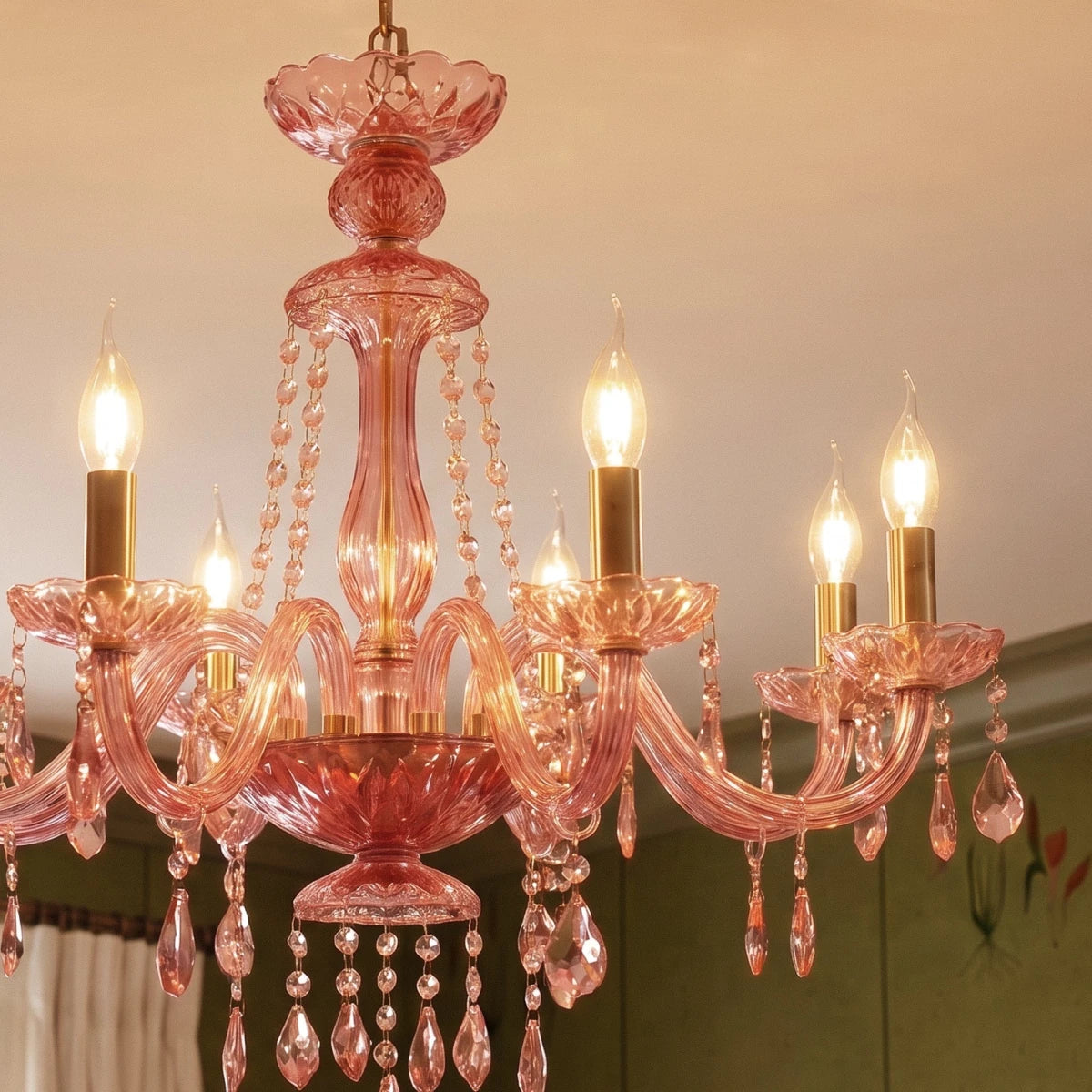 Brigitte Chandelier - Pink - Residence Supply