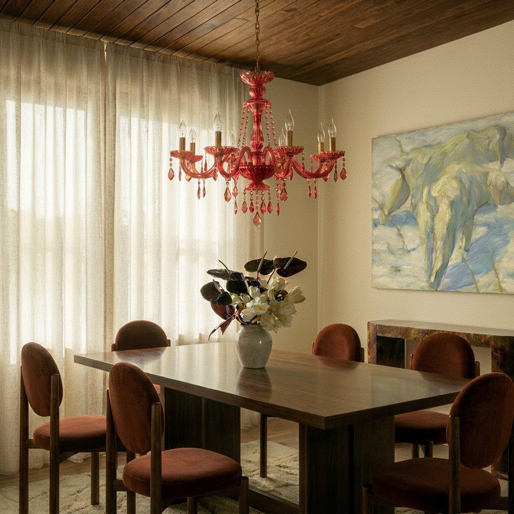 Brigitte Chandelier - Pink - Residence Supply