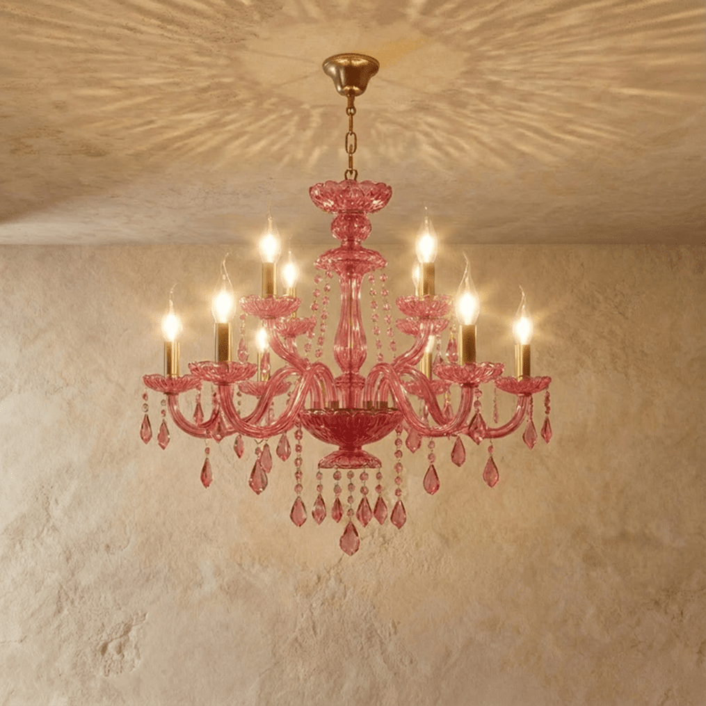 Brigitte Chandelier - Pink - Residence Supply