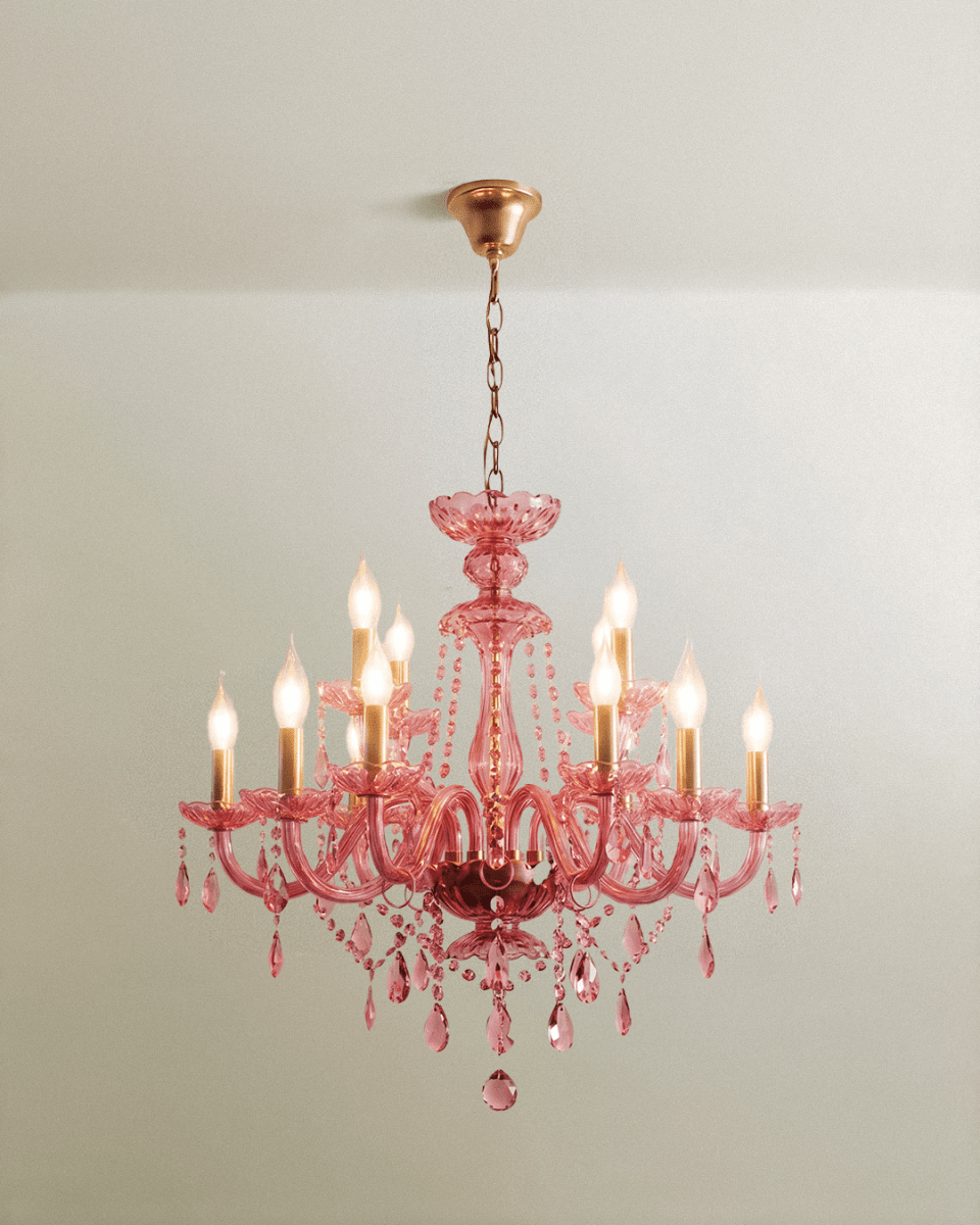 Brigitte Chandelier - Pink - Residence Supply