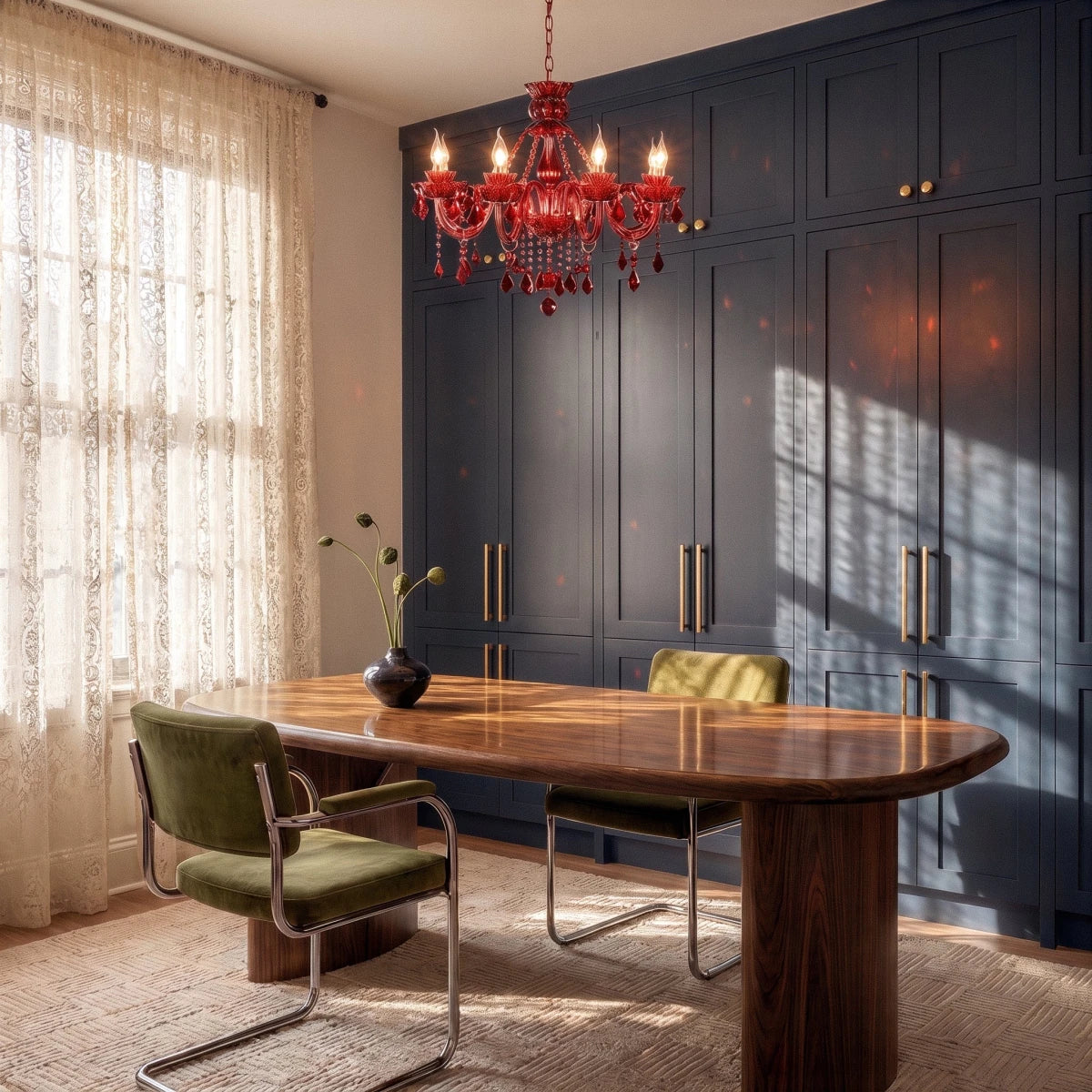 Brigitte Chandelier - Red - Residence Supply