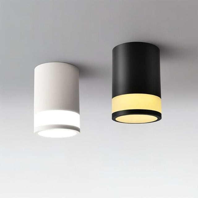 "Ceiling light featuring black and gold accents, offering a sophisticated design that enhances the style of contemporary living or office spaces."