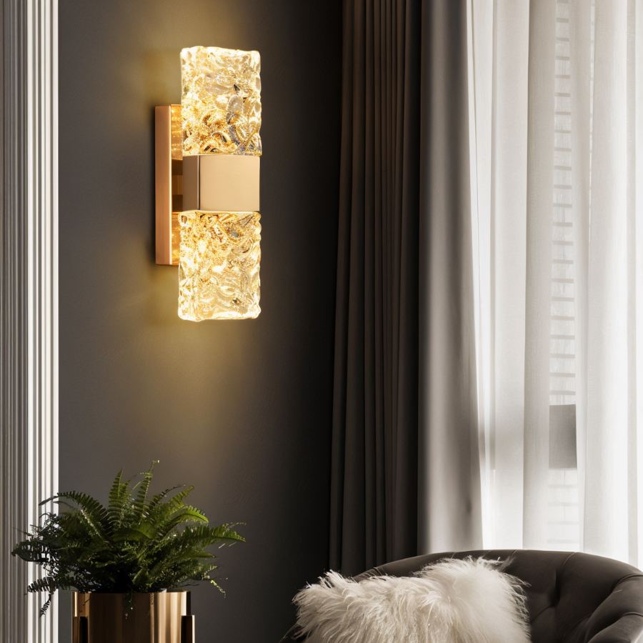 Lámpara de pared Crystallum