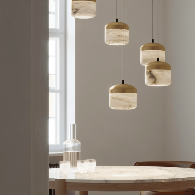 Custom Asta Alabaster Pendant Light - Residence Supply