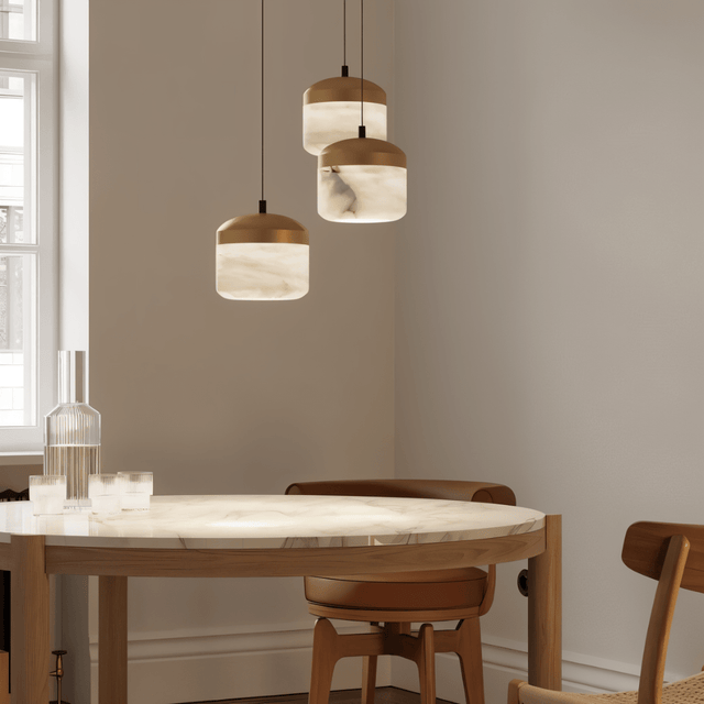 Custom Asta Alabaster Pendant Light - Residence Supply