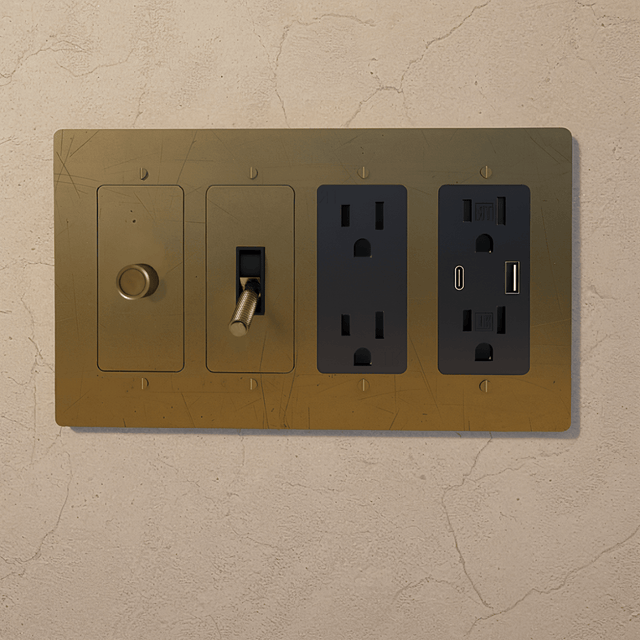 Custom Brass Light Switch (Build Your Own) - Residence Supply