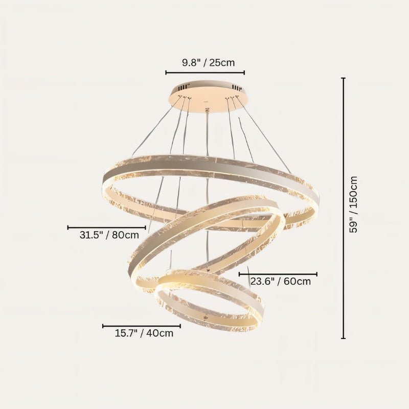 Dingir Round Chandelier