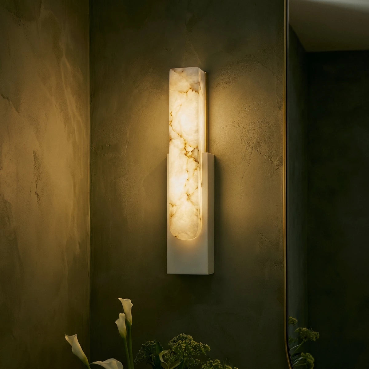 Emilia Alabaster Wall Lamp - Residence Supply
