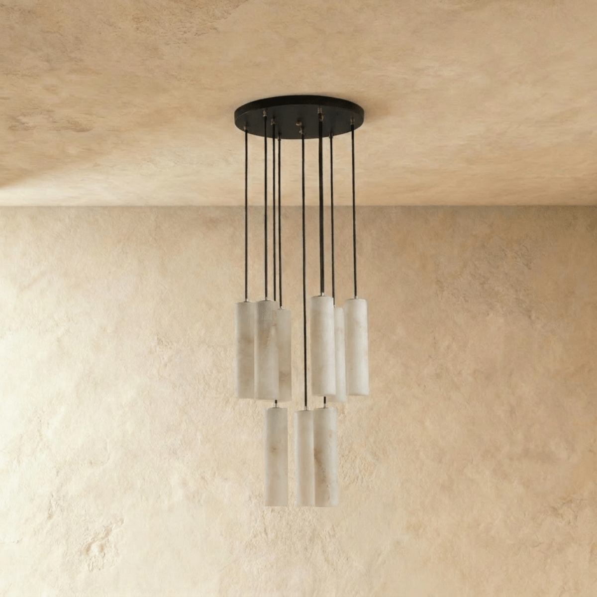 Entokei Alabaster Chandelier Light - Residence Supply