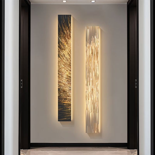 Etched Steel Illuminated Art - Modern Lighting