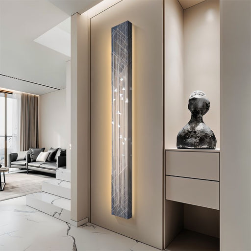 Etched Steel Illuminated Art - Living Room Lighting