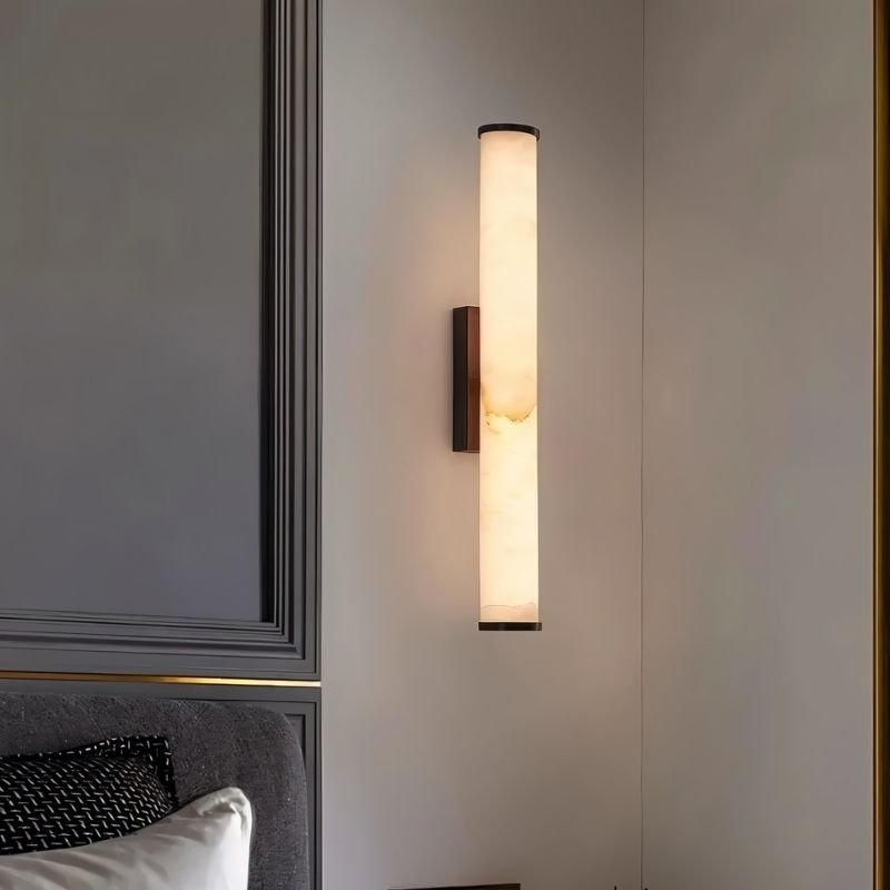 Falynis Alabaster Wall Lamp - Residence Supply