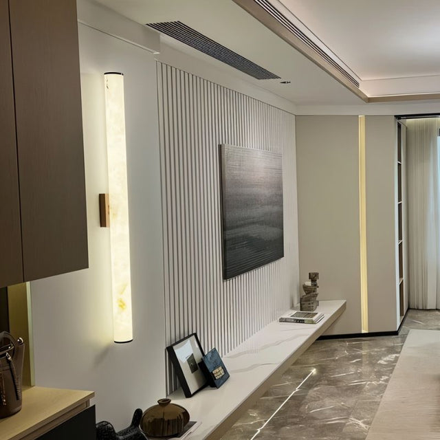 Falynis Alabaster Wall Lamp - Residence Supply