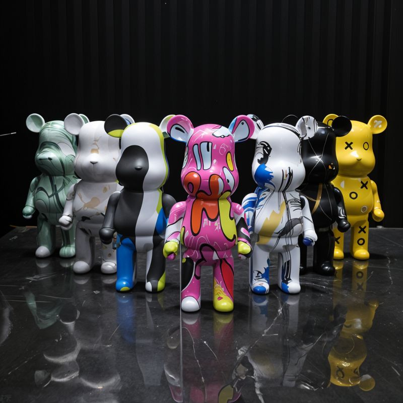 Funky Bear Figurine