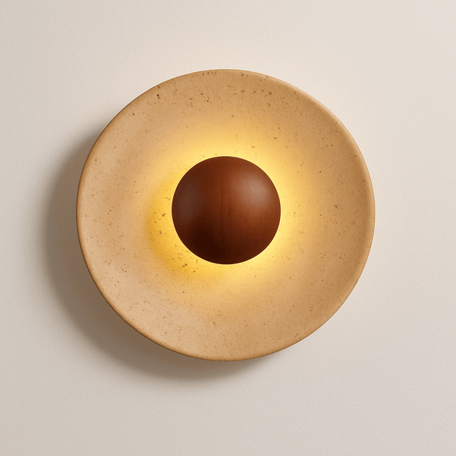 Glova Travertine Wall Lamp - Residence Supply