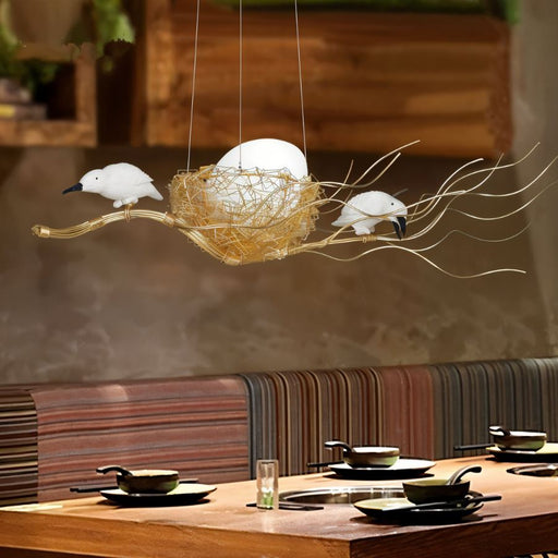 Gold Nest Chandelier - Modern Chandeliers for Dining Table