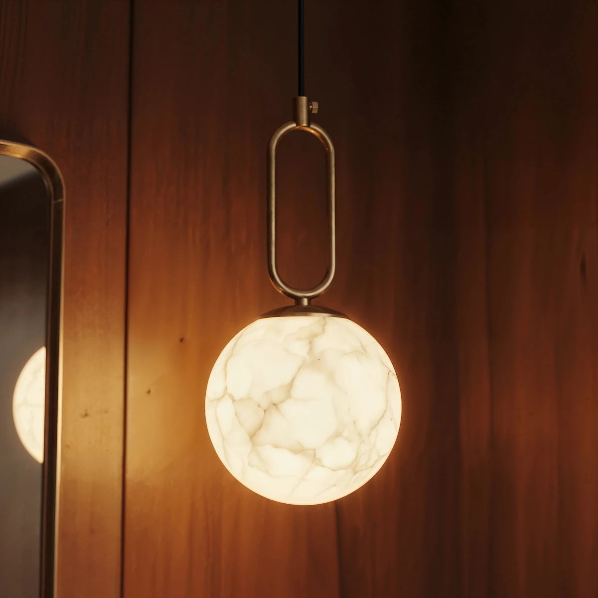Gong Alabaster Pendant Light - Residence Supply