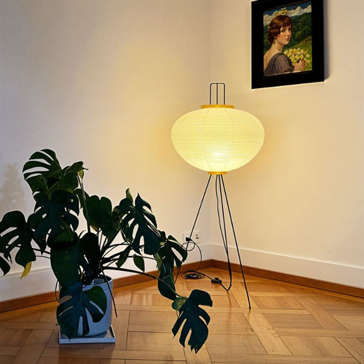 Guro Floor Lamp provides Living Room Lighting in Japanese Style-  Residence Supply
