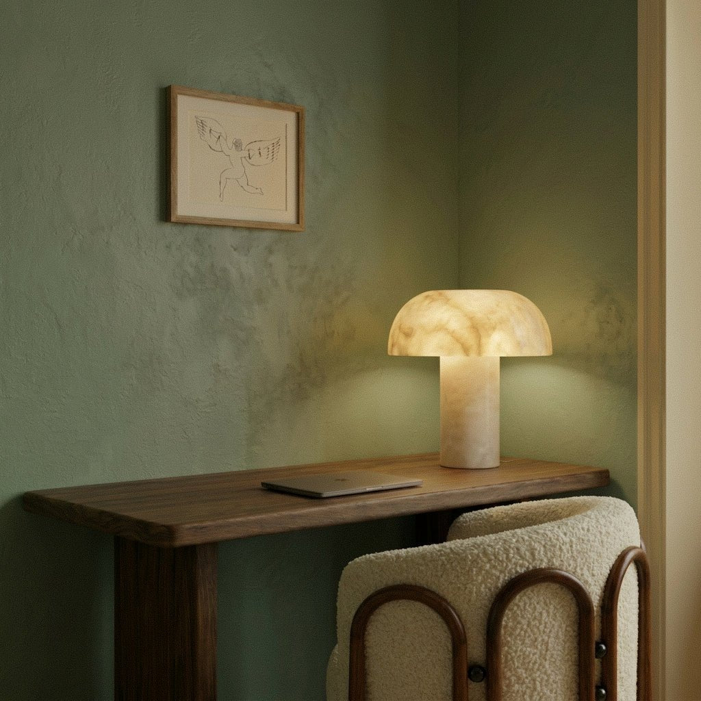 Habros Alabaster Table Lamp - Residence Supply