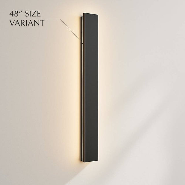 48-inch Helios LED Outdoor Wall Lamp variant, designed for larger exterior walls needing ambient illumination.