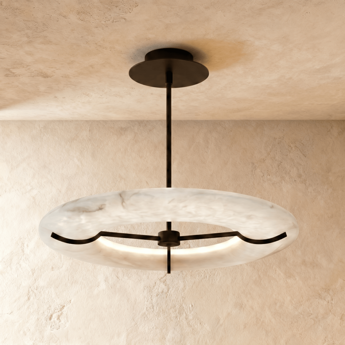Kuklos Alabaster Chandelier Light - Residence Supply