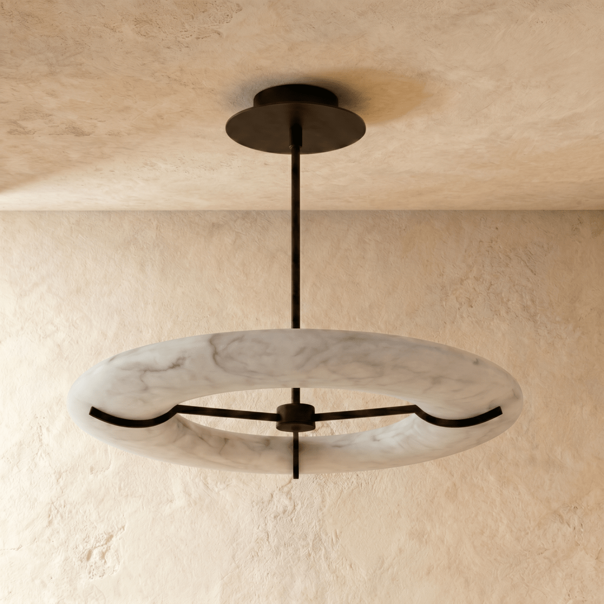 Kuklos Alabaster Chandelier Light - Residence Supply